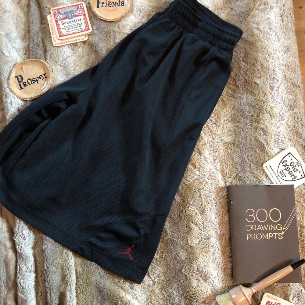 Jordan gym shorts all black